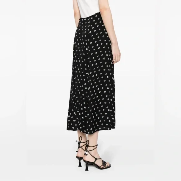 Reformation Zoe Side-Slit Midi Skirt - Picture 4 of 8
